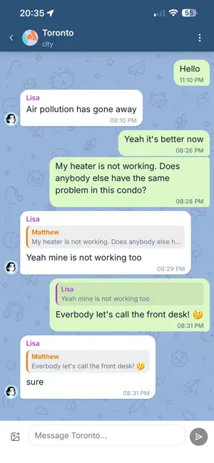Koocheh - Neighborhood Chat screenshot 2