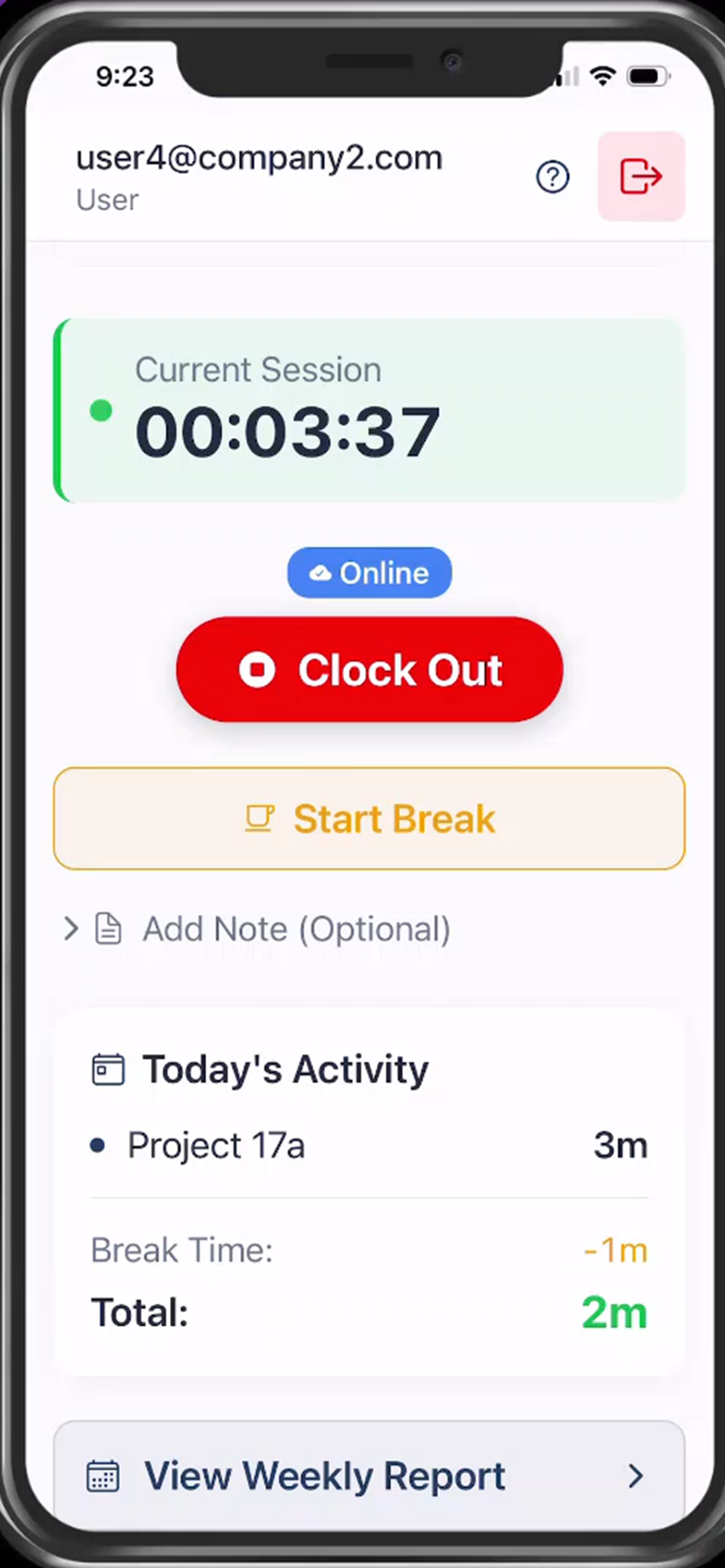CEEVO Time and Attendance screenshot 4