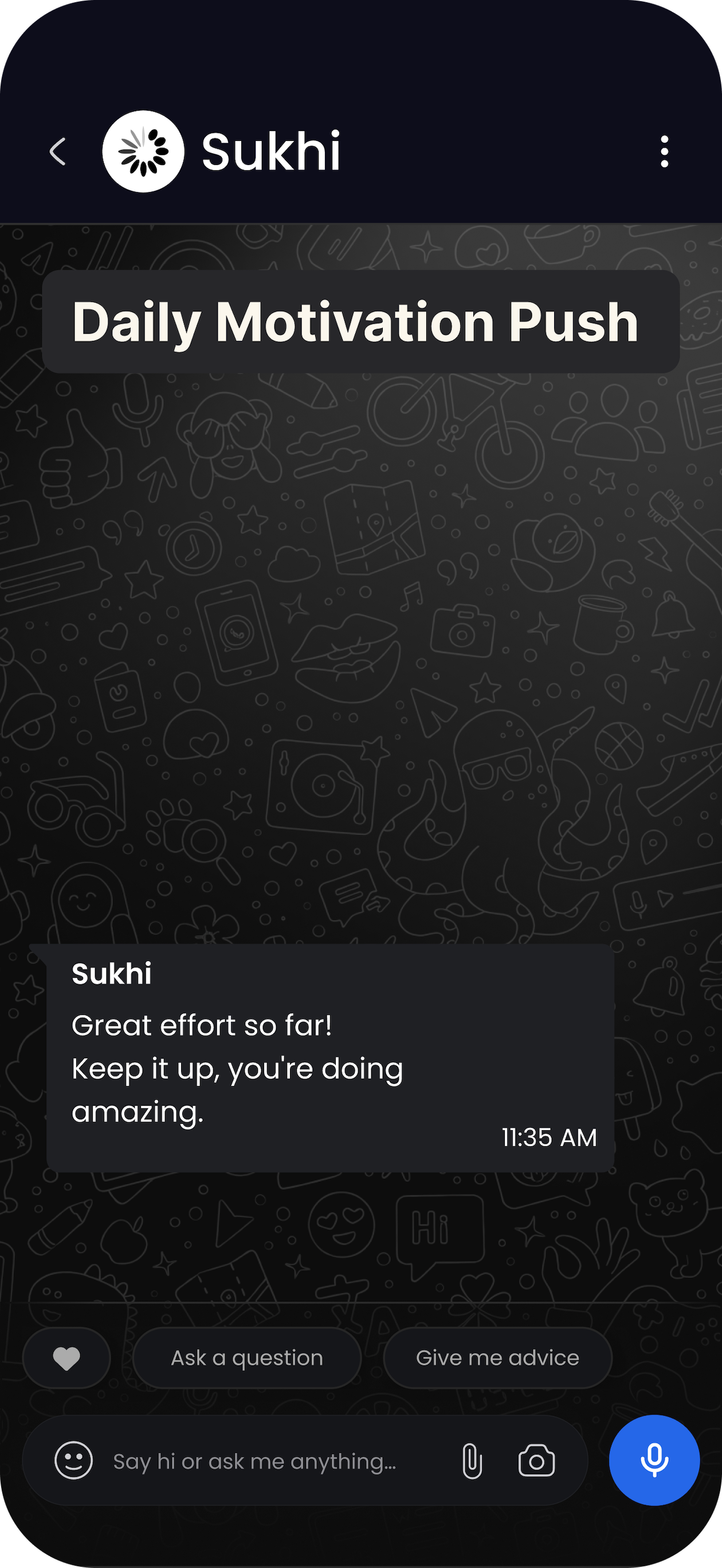 Sukhi - Your AI companion