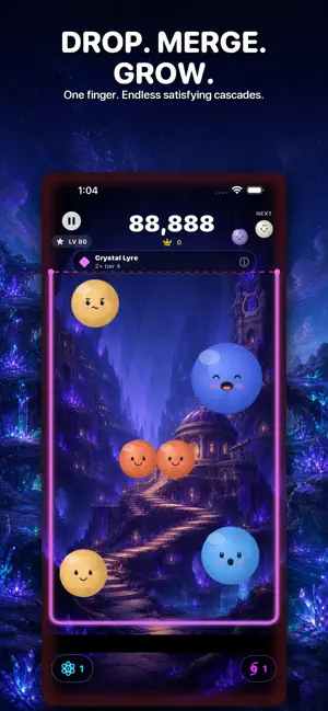 Cosmic Drop: Planet Merge screenshot 2