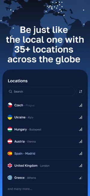 BlancVPN screenshot 2