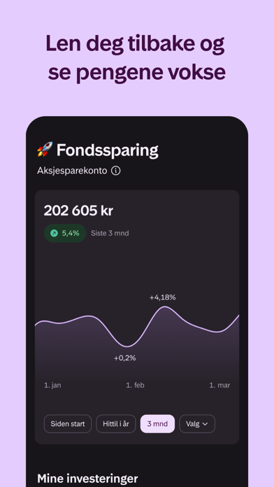 Kron - Investering for alle iPhone screenshot 6 - Finance app