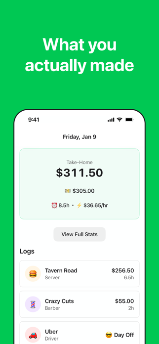 TipJoy - Tip & Shift Tracker Screenshot 2 of 5