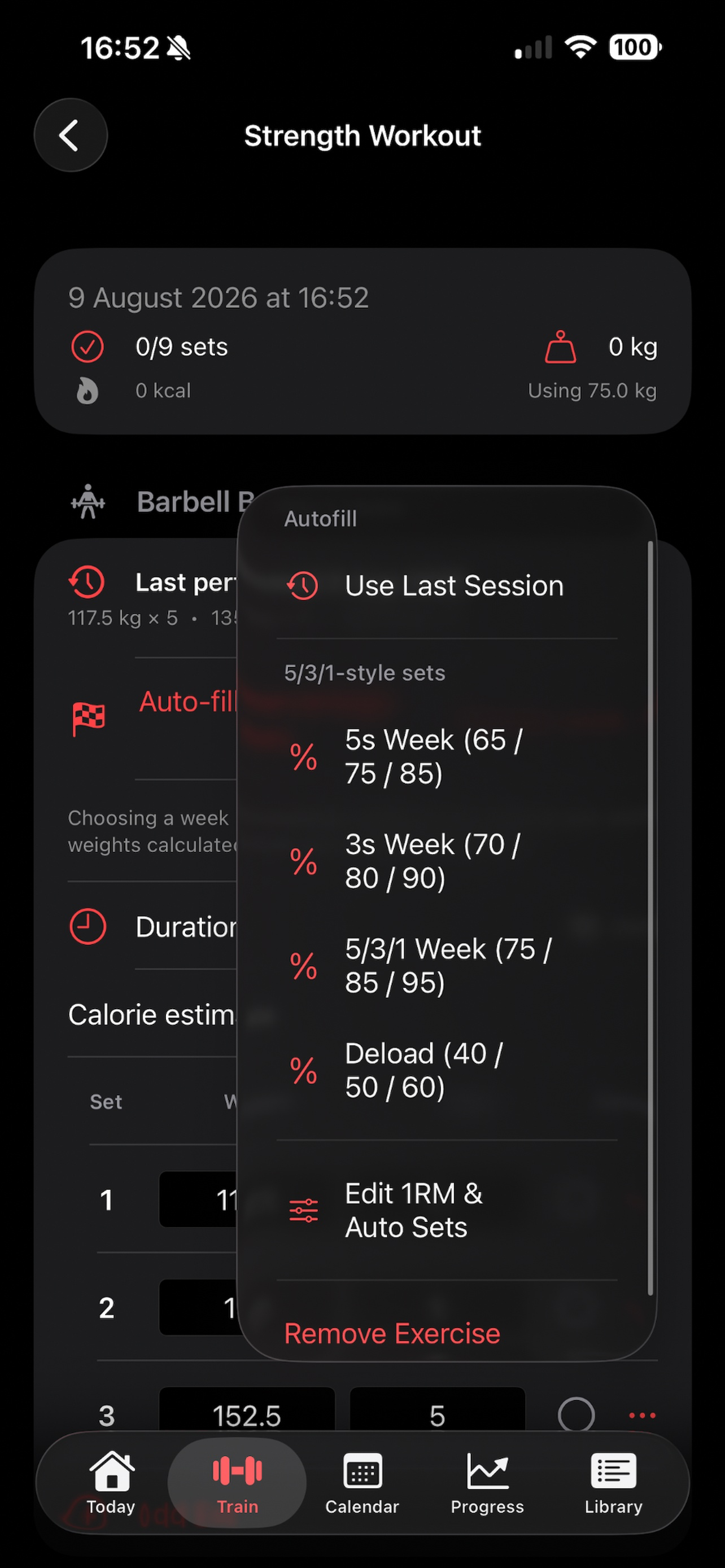 MyGymLog screenshot 6