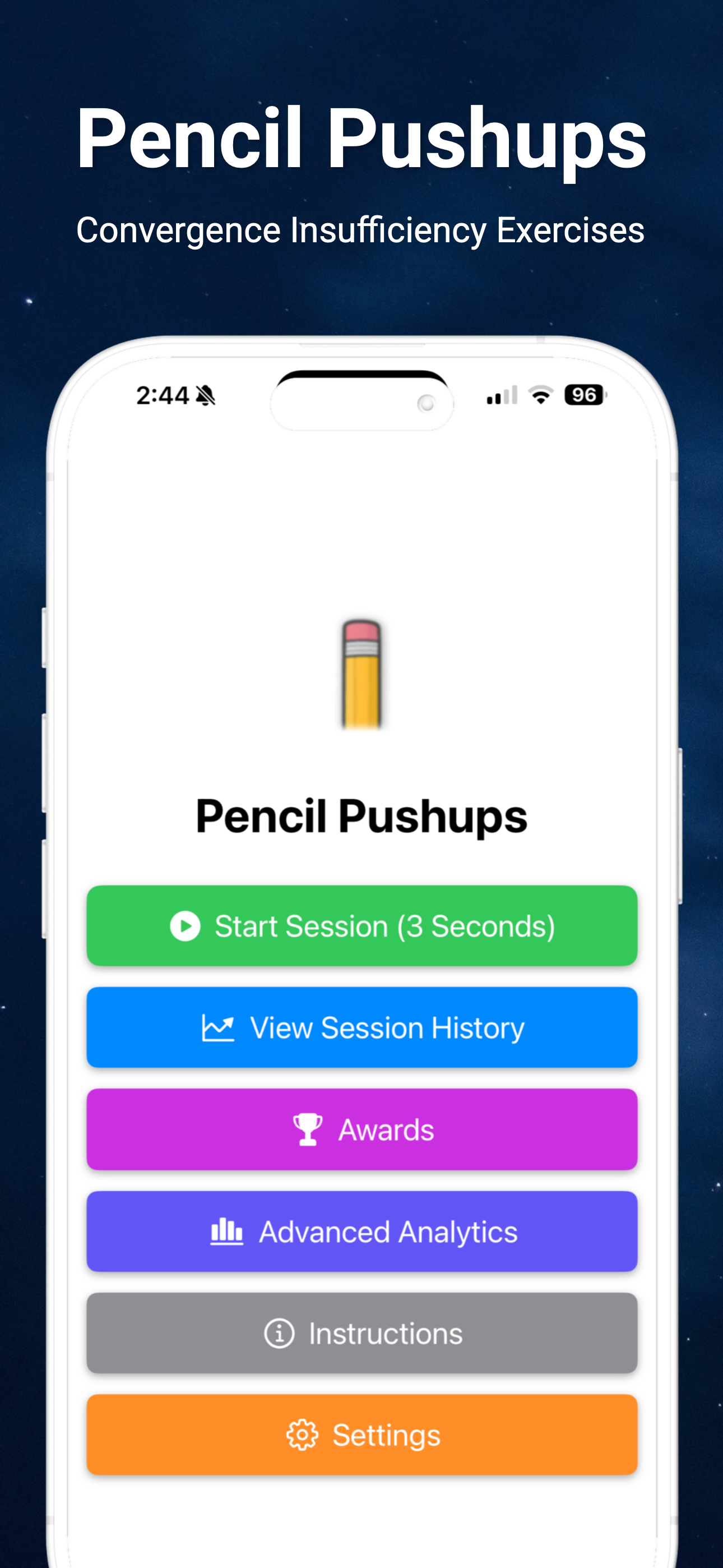 Pencil Pushups: Eye Exercises