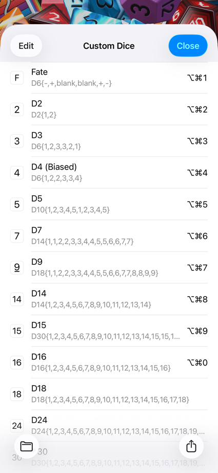 Dice by PCalc App Store screenshot 7