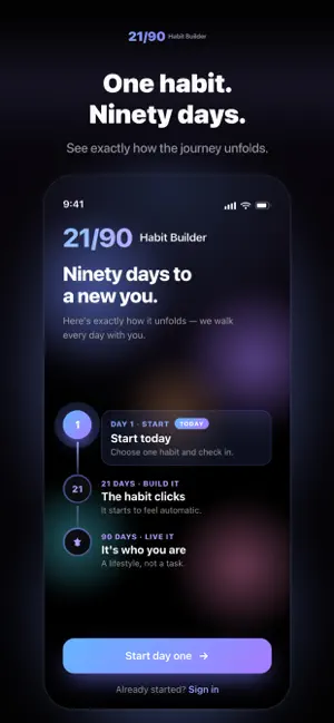 21/90 Habit screenshot 3