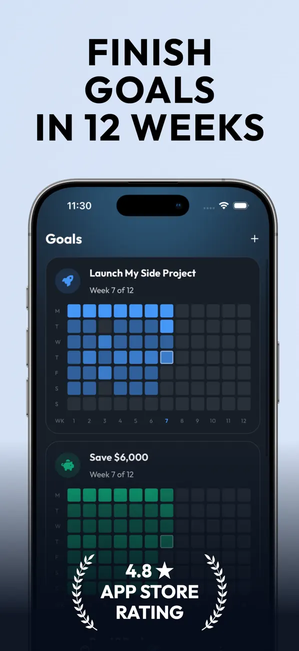Screenshot #1 pour Goal Tracker - GoalScript