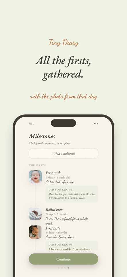 Babydagboken screenshot 3