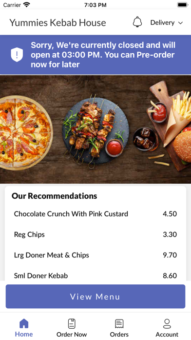 Yummies Kebab House Newport Screenshot
