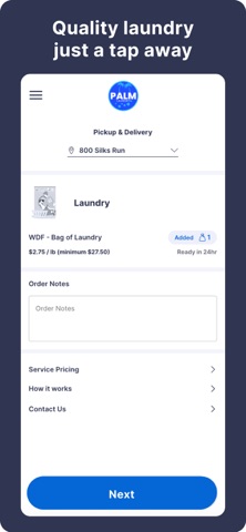 Palm Laundry Screenshot 1 of 3