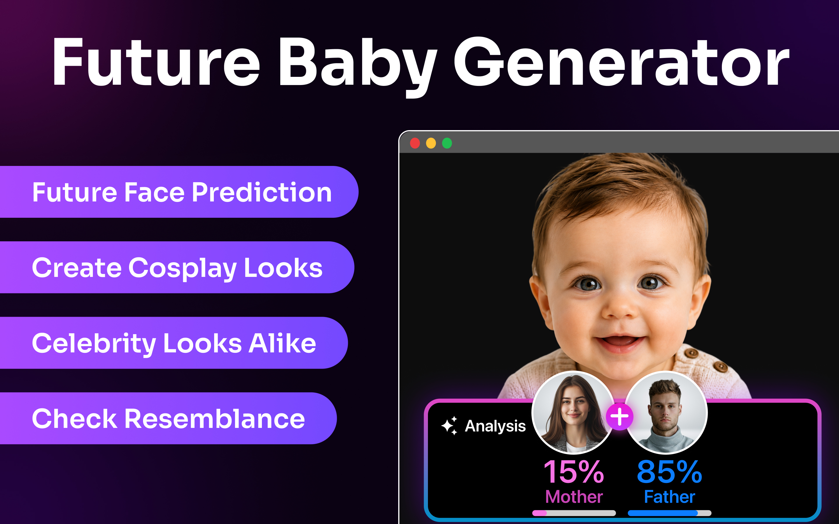 Future Baby Generator: Cosplay screenshot 19