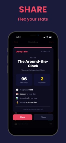 DumpTime screenshot