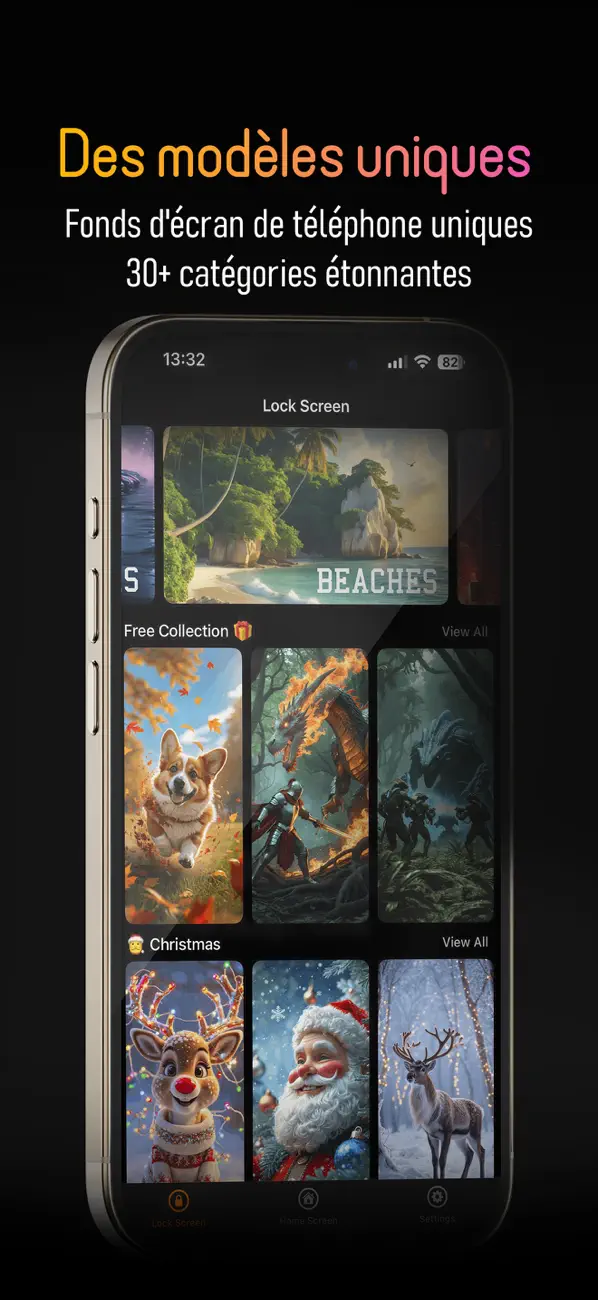 Screenshot #2 pour Wallpapers for Phone - WallMax