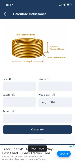 Inductor Calculator Master screenshot 3