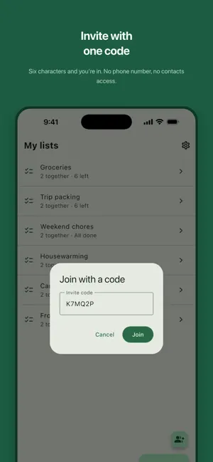Together List: Shared Cart screenshot 4