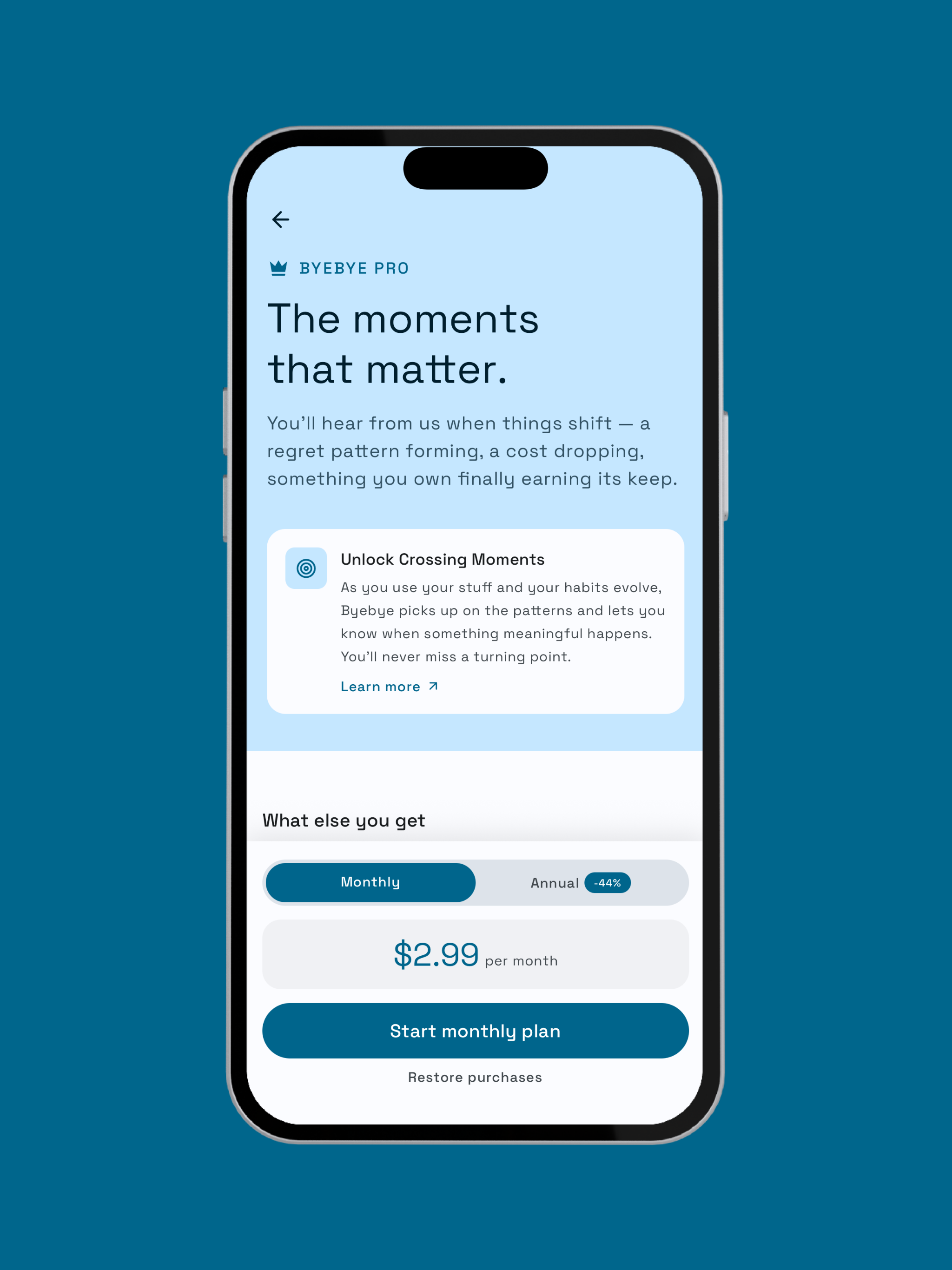 Byebye: Your Stuff, Decoded