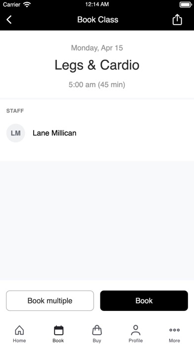 HUSTLE Fitness Screenshot