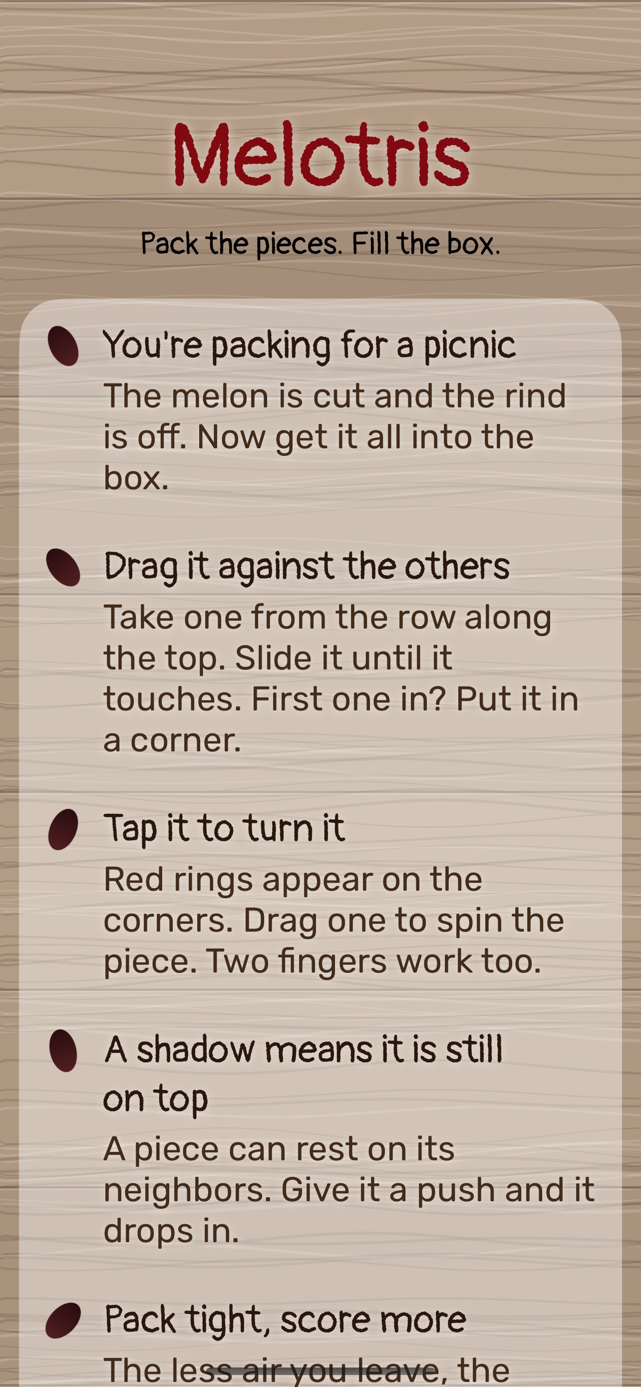 Screenshot 6 of Melotris: Watermelon Puzzle