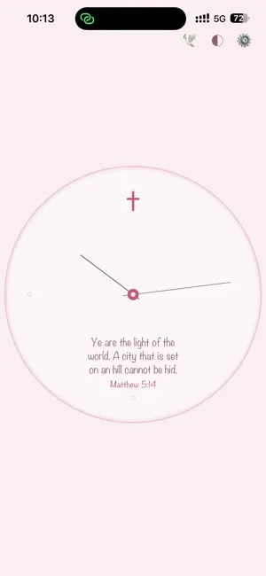 Bible Clock - Daily Verse screenshot 2