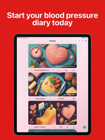 High Blood Pressure: Heartie iPad screenshot