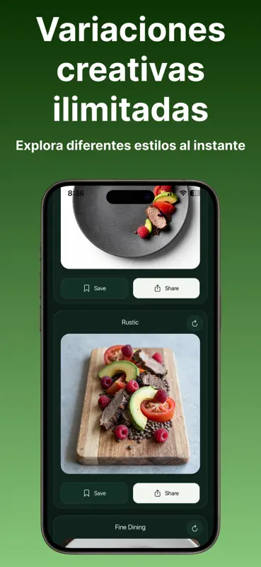 Emplatado de comida con AI screenshot 4 of 6