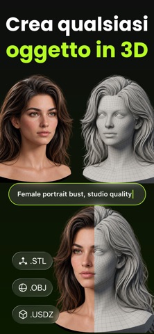 Meshy AI: Crea Modelli 3D iPhone screenshot 1