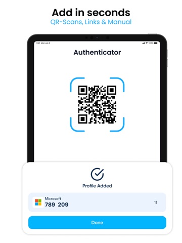 Authenticator App ：2FA, MFA iPad screenshot