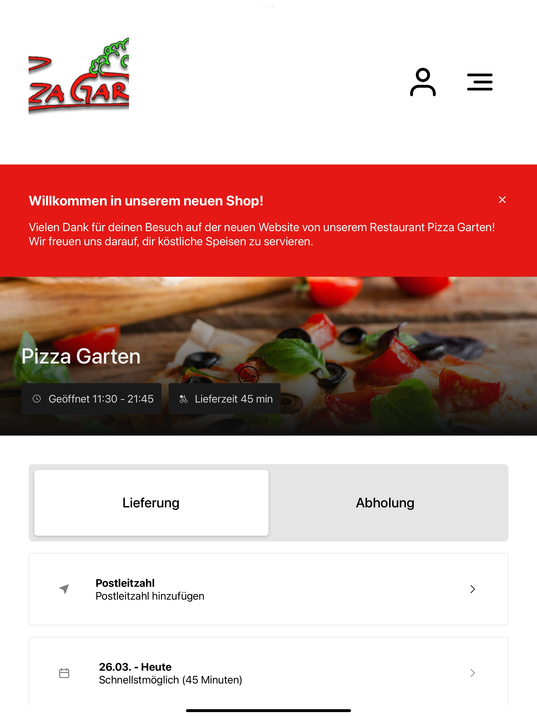 Pizza Garten