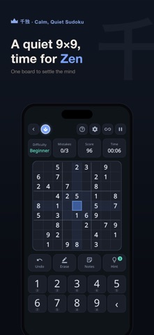 Cheondoku - Easy Sudoku iPhone screenshot