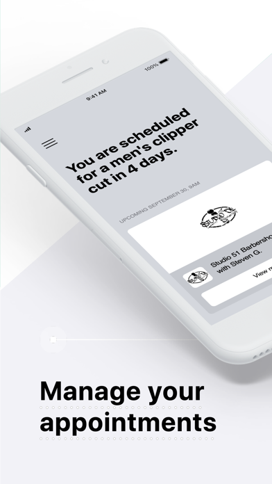 Studio 51 Barbershop iPhone screenshot 2 - Lifestyle app