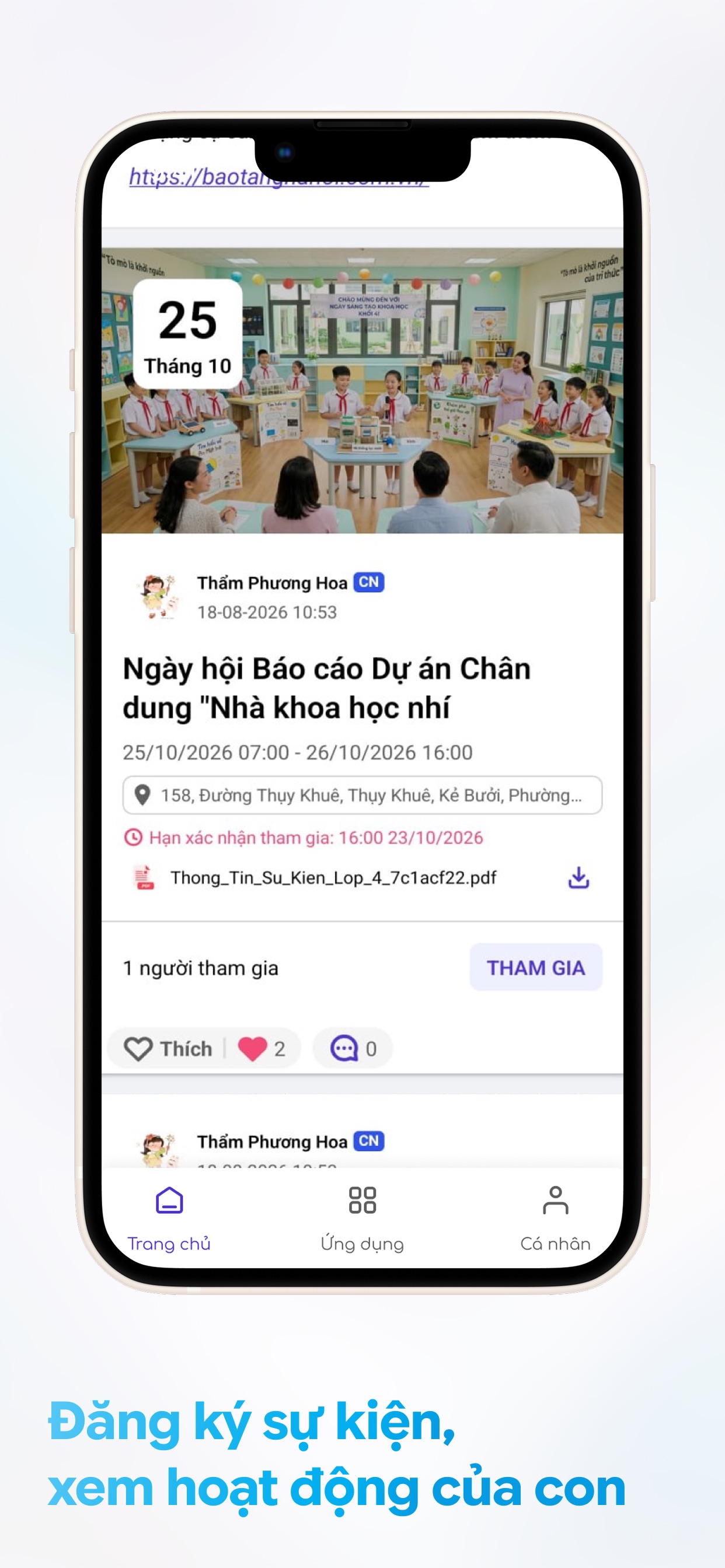 Screenshot 3 of Lớp⁺ Phụ huynh