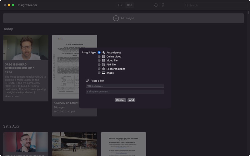 InsightKeeper app screenshot 3