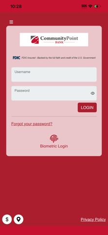 CPB Mobile Banking app screenshot
