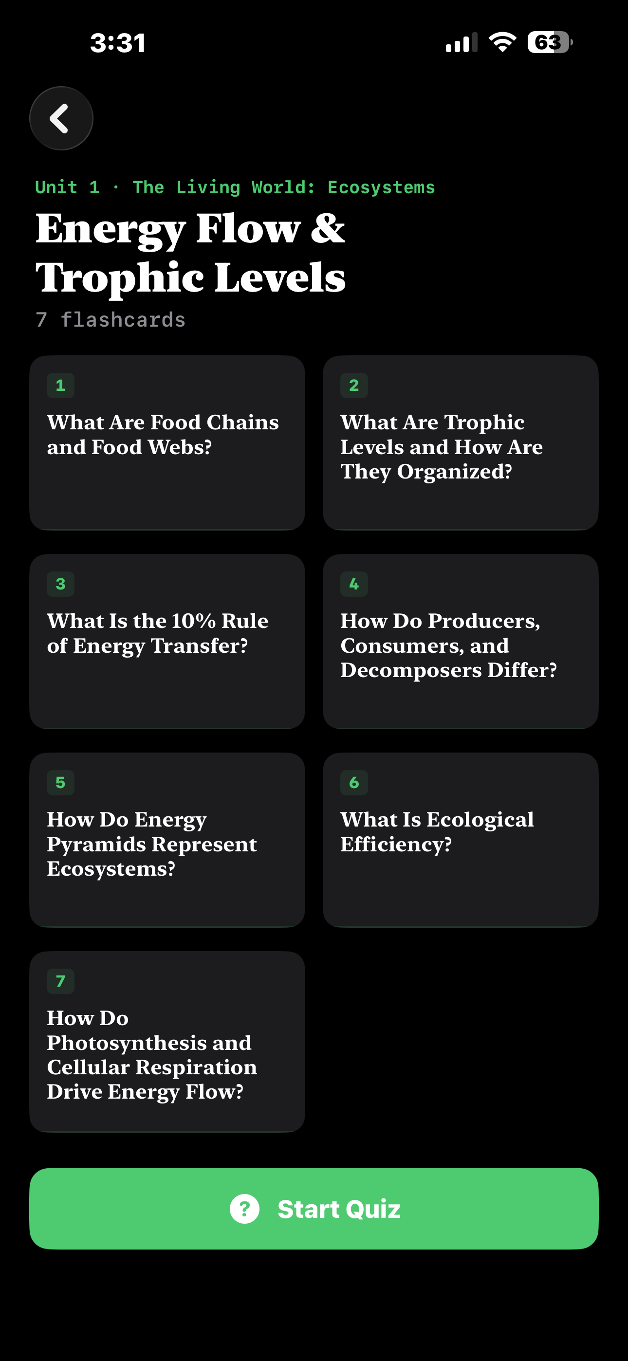 AP Environmental Science Quiz