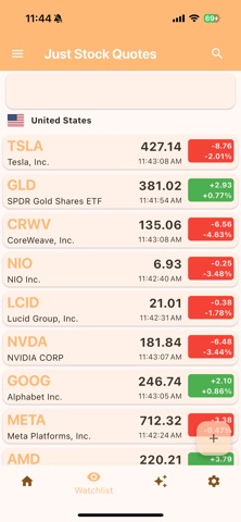 Just Stock Quotes: Live Prices screenshot
