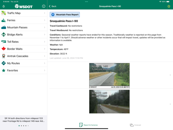 Screenshot #6 pour WSDOT