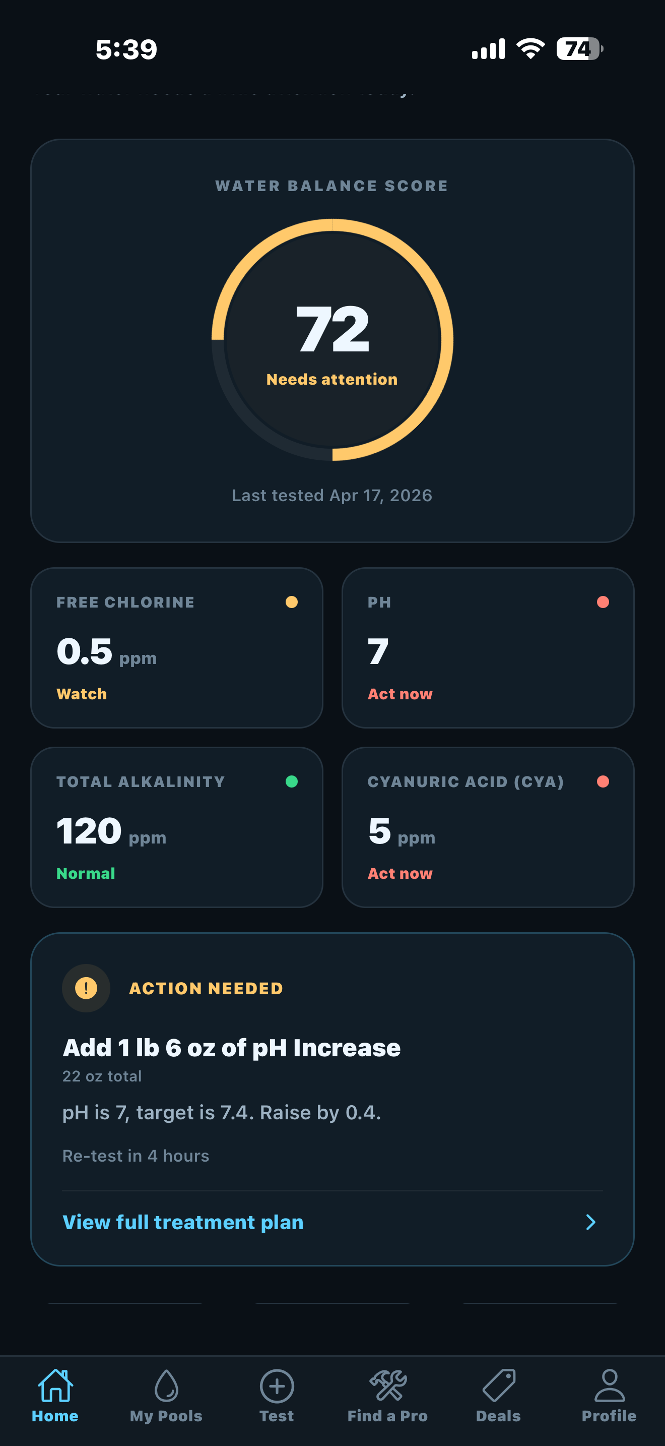 MyPoolGuy: Pool Care & Test screenshot 2