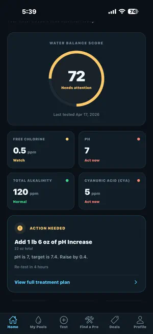 MyPoolGuy: Pool Care & Test screenshot 2