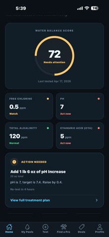 MyPoolGuy: Pool Care & Test Screenshot 2 of 6