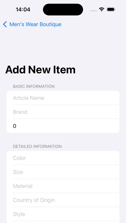 Men's Wear Boutique - Josef