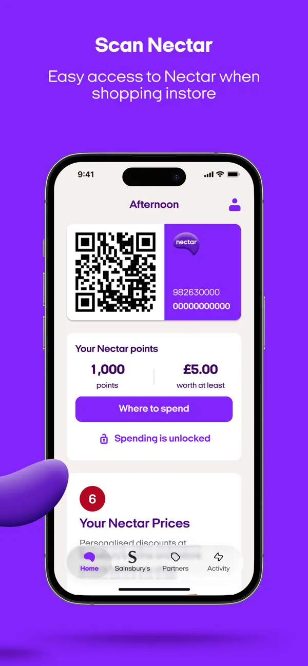 Screenshot #1 pour Nectar: Shop & Collect Points