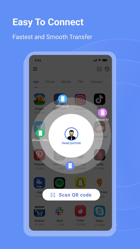 #2. EasyShare・ (iOS) Podle: Jinal Virani