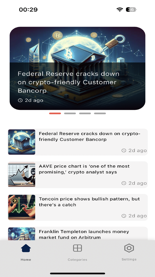 #2. Bitcoin News Ai (iOS) 来自: Murat Guven