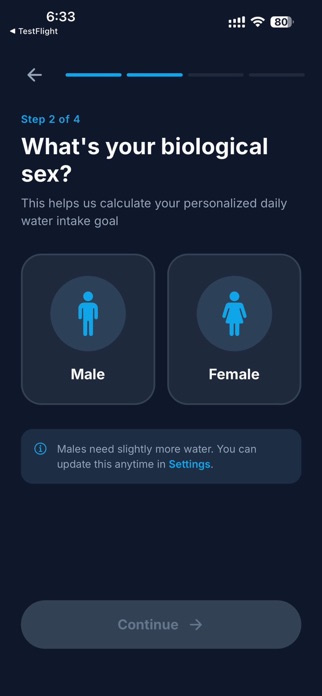 SIP - Hydration Tracker Screenshot 3 of 6
