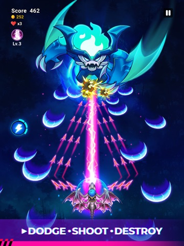 Dragon Wings: RPG Shoot 'em up iPad screenshot