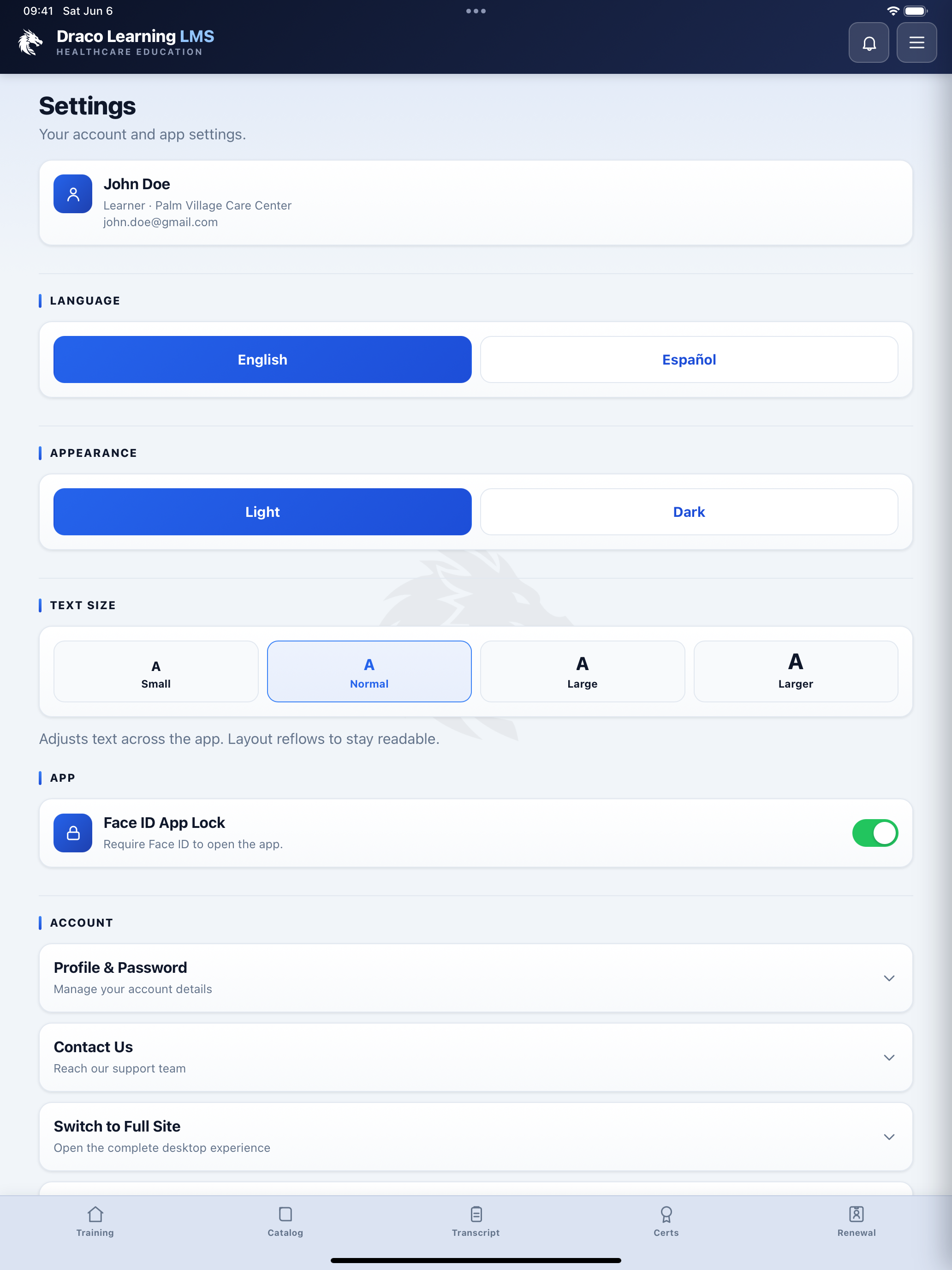 Draco Learning LMS screenshot 14