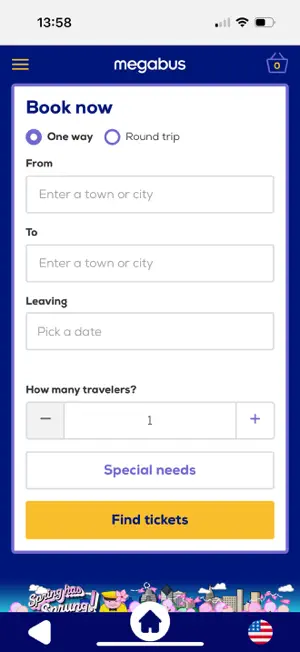 Megabus screenshot 2