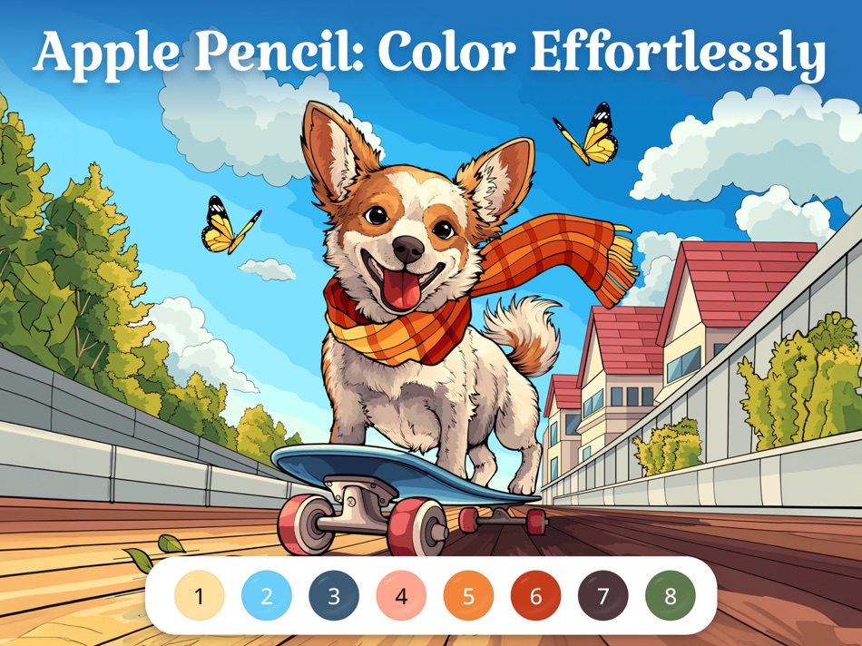 #5. Vista Color: Coloring Book HD (iOS) By: Oakever Games