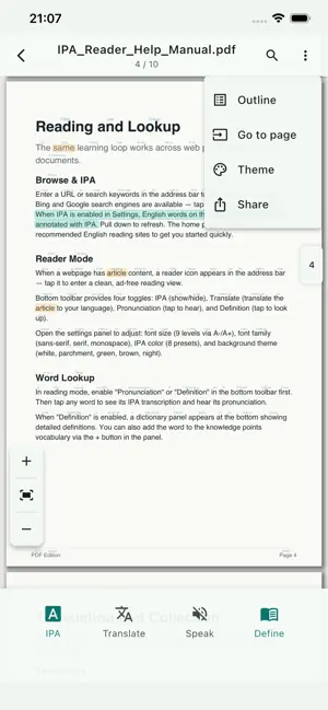 IPA Reader screenshot 2